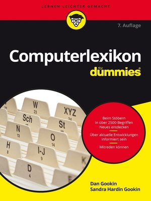 cover image of Computerlexikon für Dummies